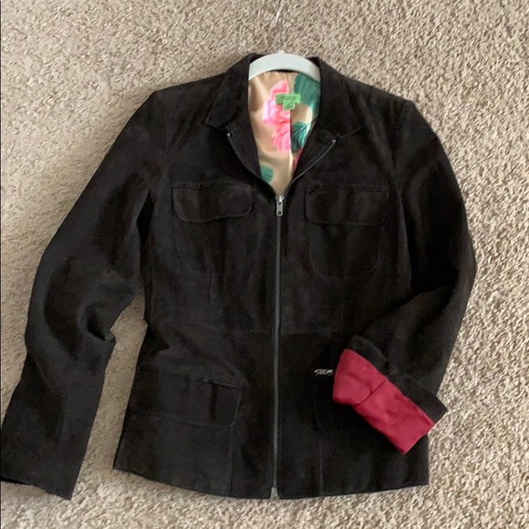 VINTAGE John Carlisle Brown Suede Blazer size XS - Picture 4 of 11